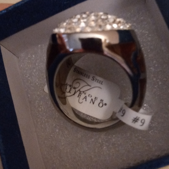 KALIFANO DESIGNER  CRYSTALS RING NWT - Picture 6 of 6